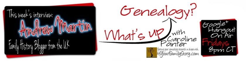 What's Up Genealogy? advert