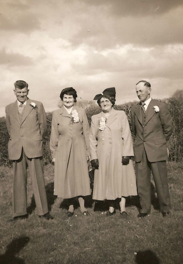 Barber and Dewey great grandparents pose for a photo in 1953
