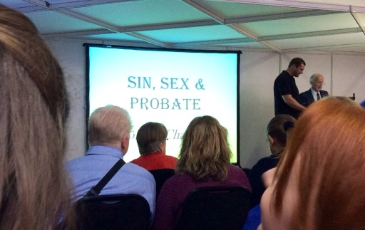 Dr Colin R Chapman on Sin, Sex & Probate, at day one of Who Do You Think You Are? Live 2014