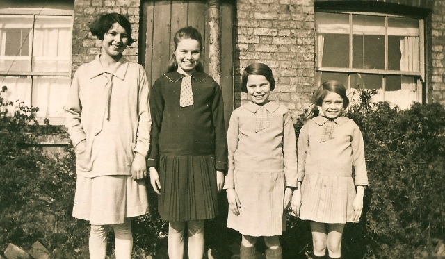 Aggie, Cath, Lois and Win Yarrow in the 1920s.