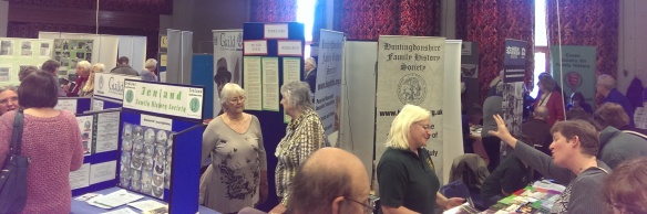 Exhibitors at The Cambridgeshire Family History Fair 2014.